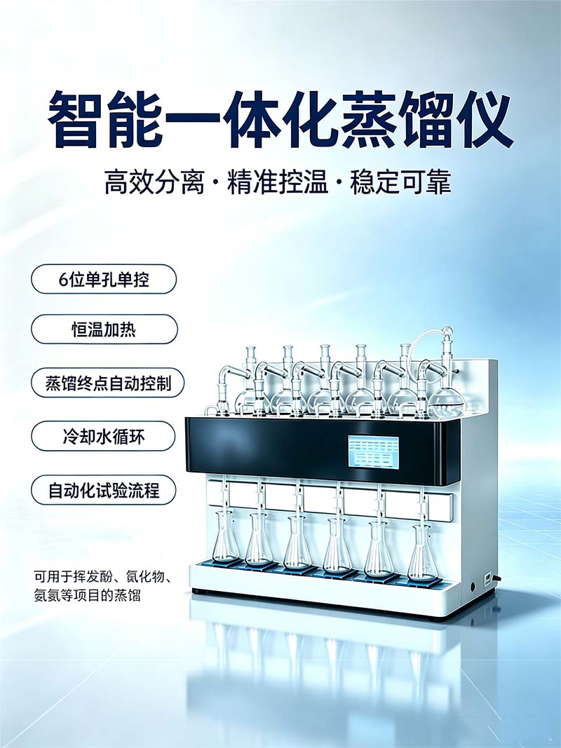 全自动智能一体化蒸馏仪如何提升实验室蒸馏效率与安全性