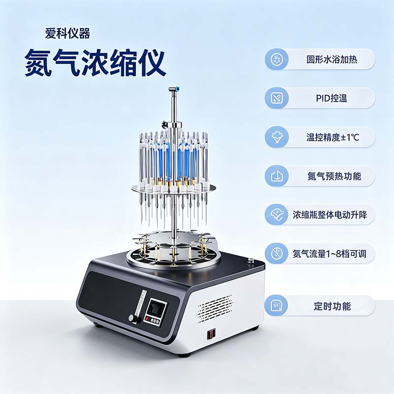 恒温水浴氮吹仪怎么选？控温精度与浓缩效率如何兼顾？
