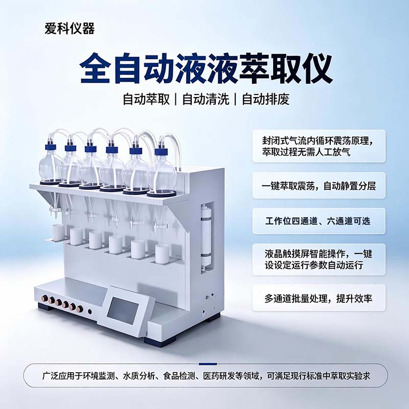 自动分液萃取装置如何提升实验室萃取效率与准确性